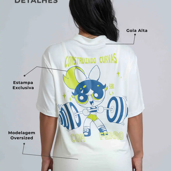 Blusão Oversized Poderosas - Maré Maria moda fitness