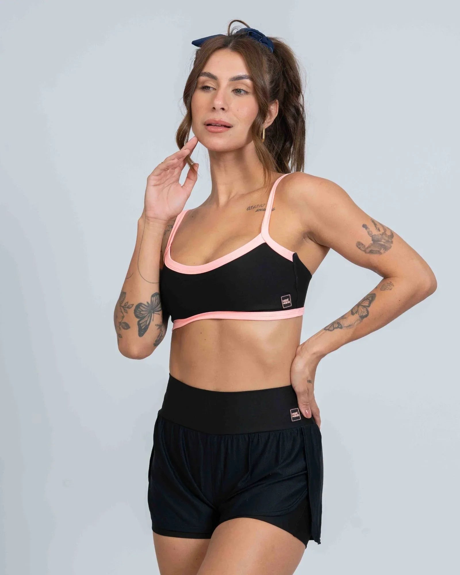 Short Fitness Dual Fit Super Black - Maré Maria moda fitness