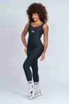 Macacão fitness Classico Preto compressão - Maré Maria moda fitness
