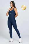 Macacão Fitness Clássico Azul Marinho - Maré Maria moda fitness