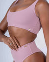 Top Summer Rosa Glam - Maré Maria moda fitness