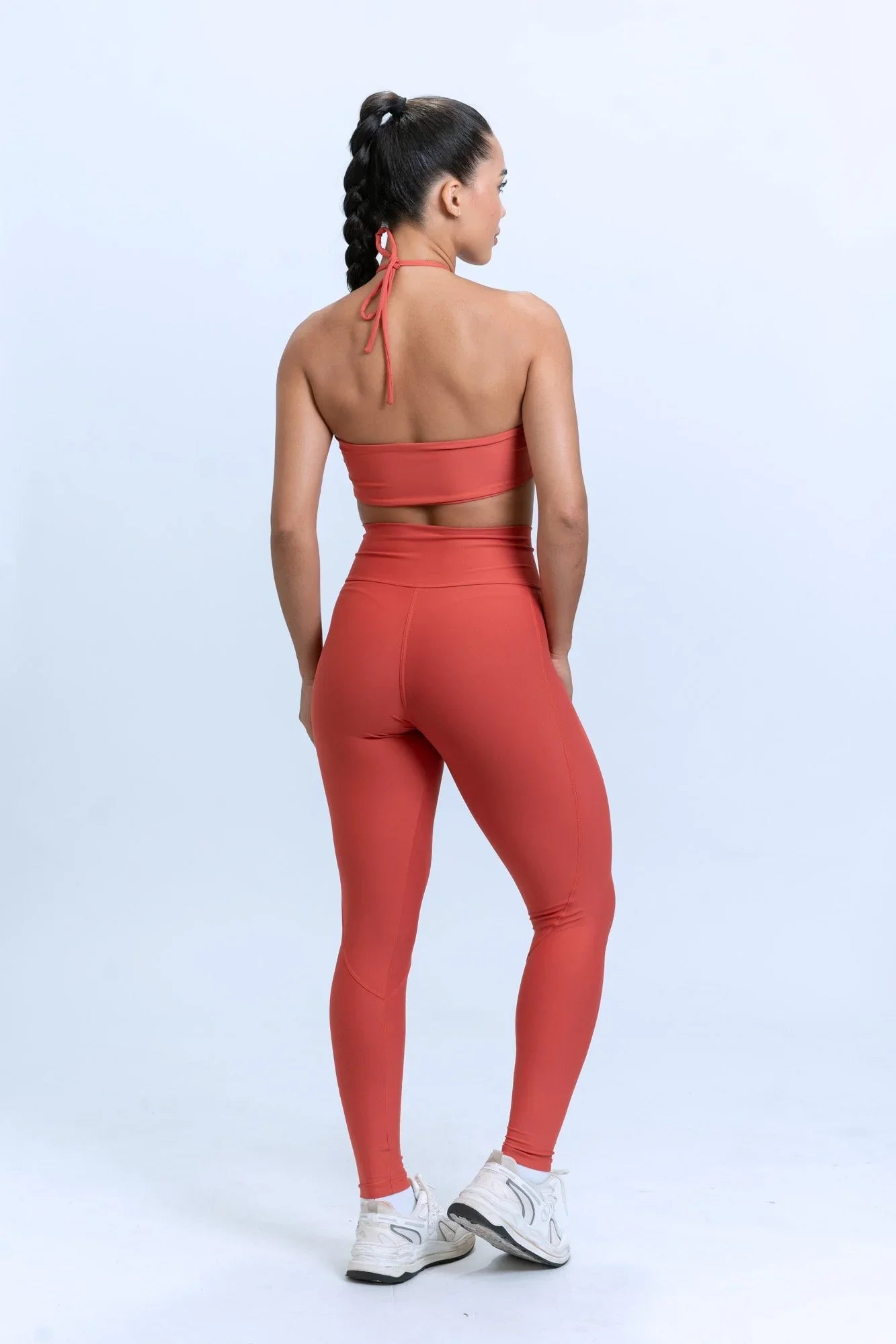 Calça Legging fitness Classic Páprica compressão - Maré Maria moda fitness