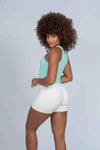 Short Fitness Move Off White empina bumbum - Maré Maria moda fitness