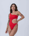 Maiô Assimétrico Pitaya - Maré Maria moda fitness