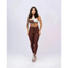 Calça Legging Fitness empina bumbum Slim Chocolate Dark - Maré Maria moda fitness