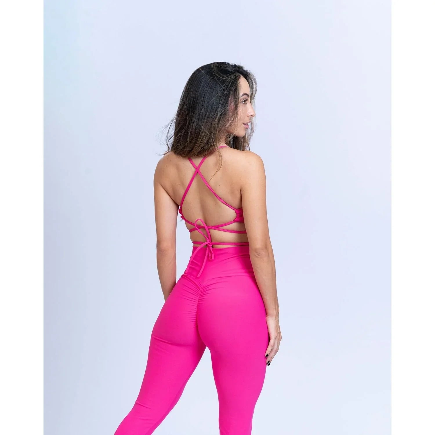 Top Fitness Camila Rosa Pink - Maré Maria moda fitness