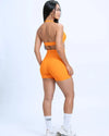 Top Fitness Nala Tangerina Frente Unica - Maré Maria moda fitness