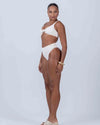 Calcinha Hot Pant Off White - Maré Maria moda fitness