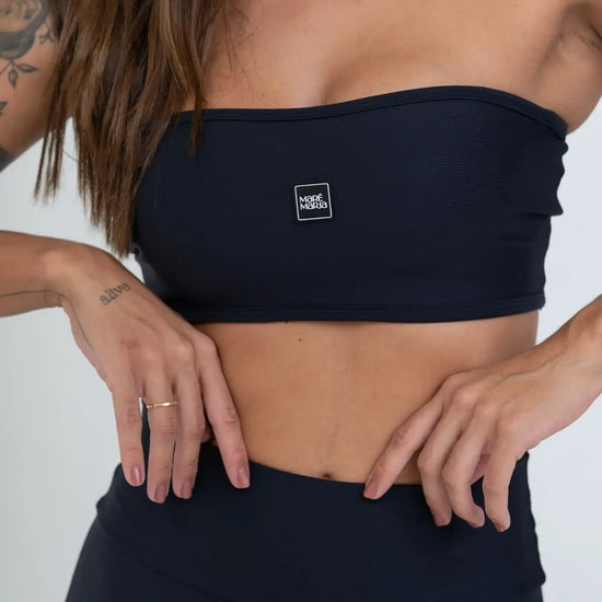 Top Faixa Tomara que caia Allure - Maré Maria moda fitness