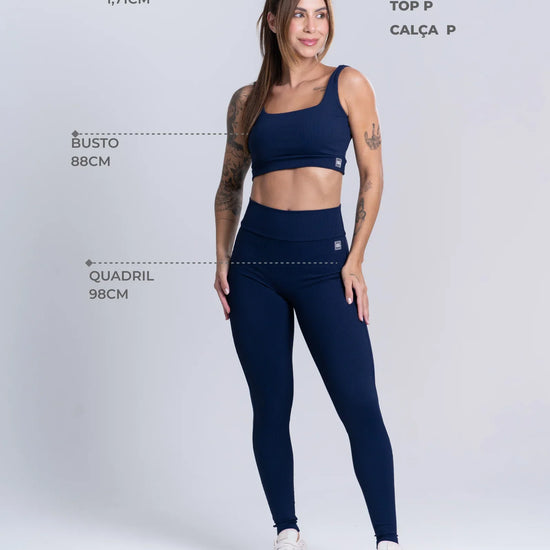 Top Fitness Open Canelado - Maré Maria moda fitness