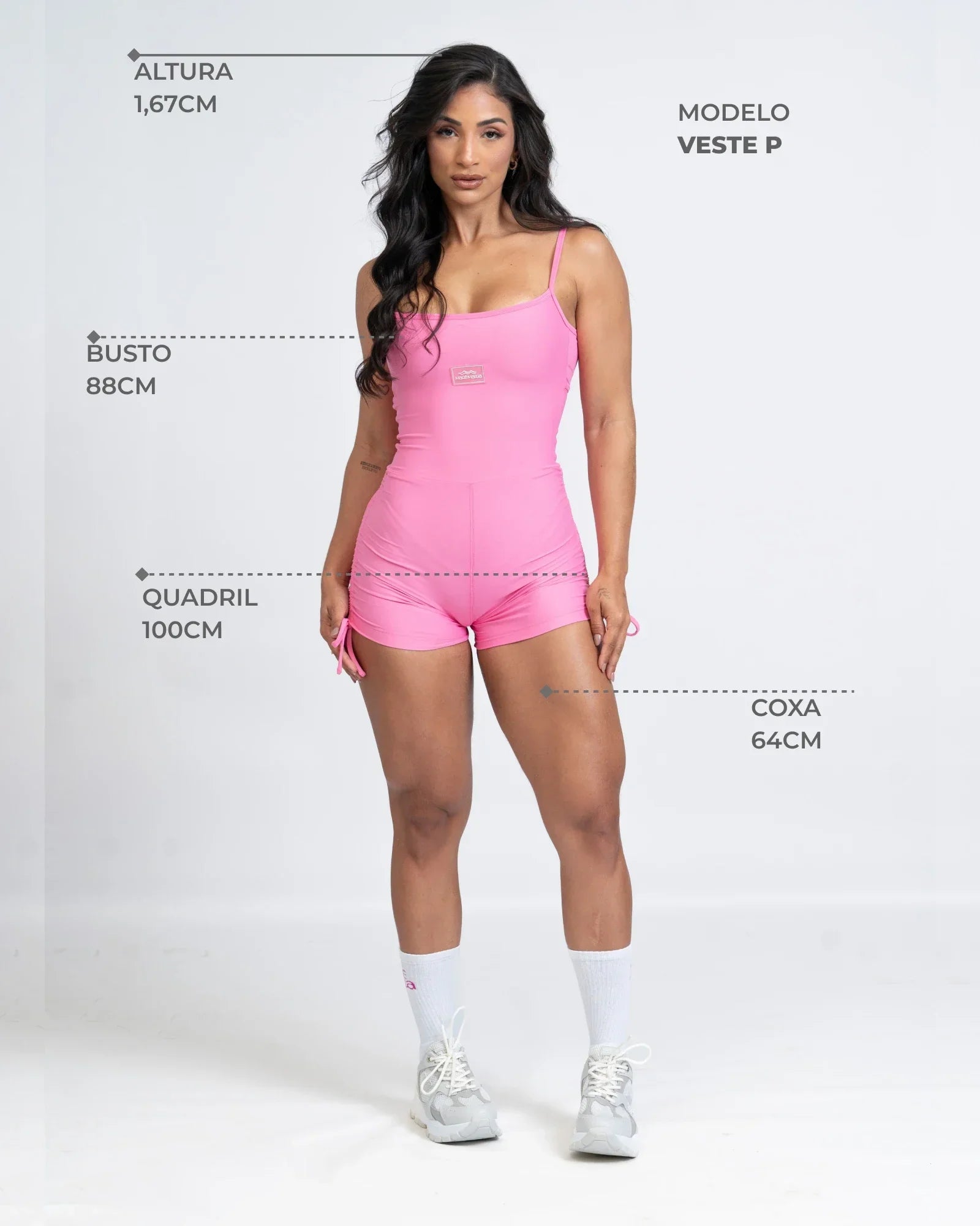 Top Fitness Fresh Rosa Malibu - Maré Maria moda fitness