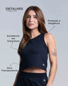 Regata Cropped Moletinho - Maré Maria moda fitness