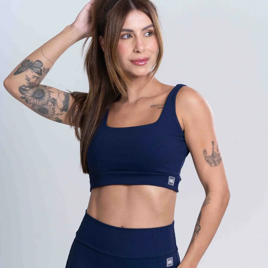 Top Fitness Open Canelado - Maré Maria moda fitness