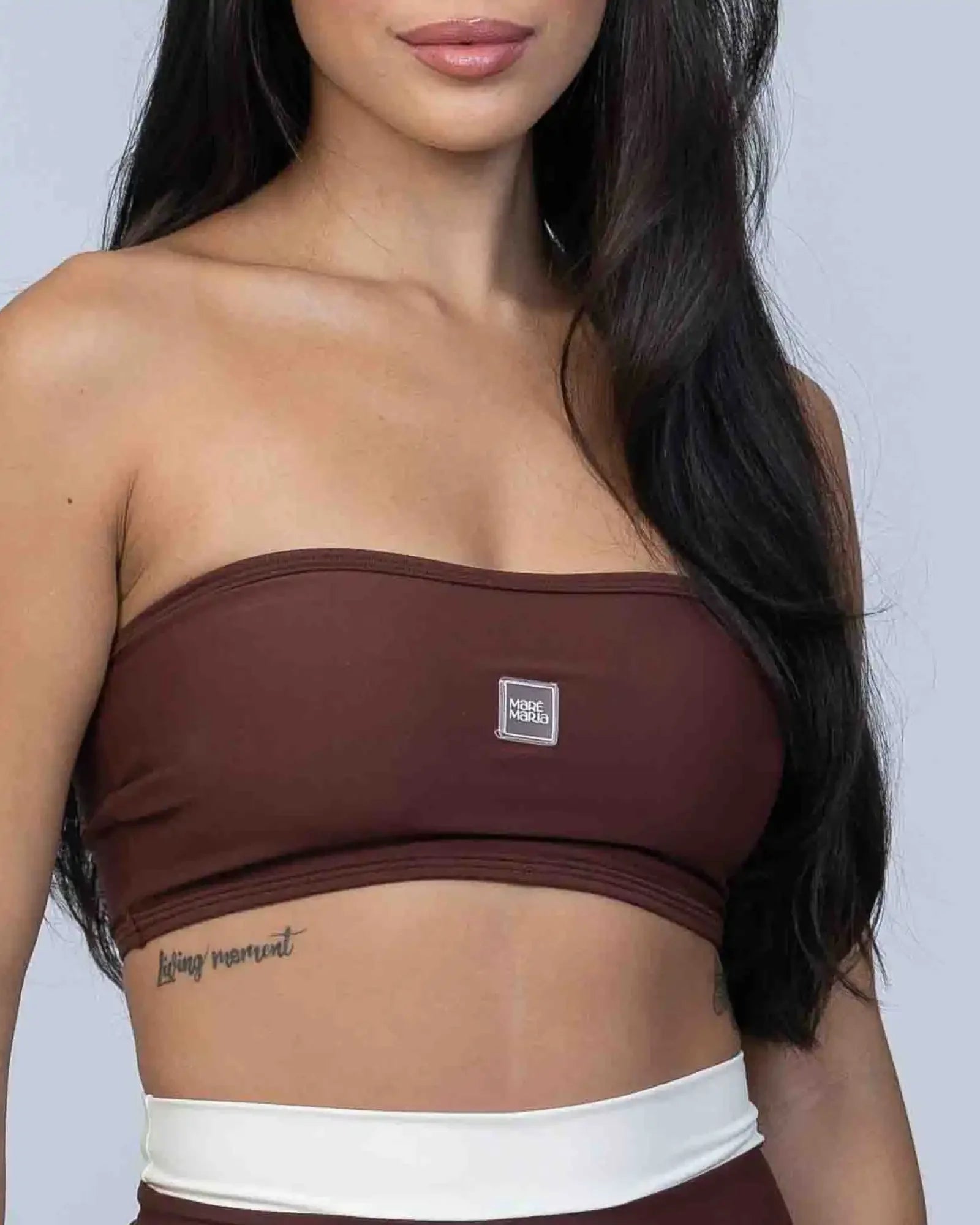 Top Faixa Tomara que caia Allure - Maré Maria moda fitness