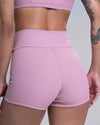 Short Fitness Confort Canelado sem costura frontal - Maré Maria moda fitness