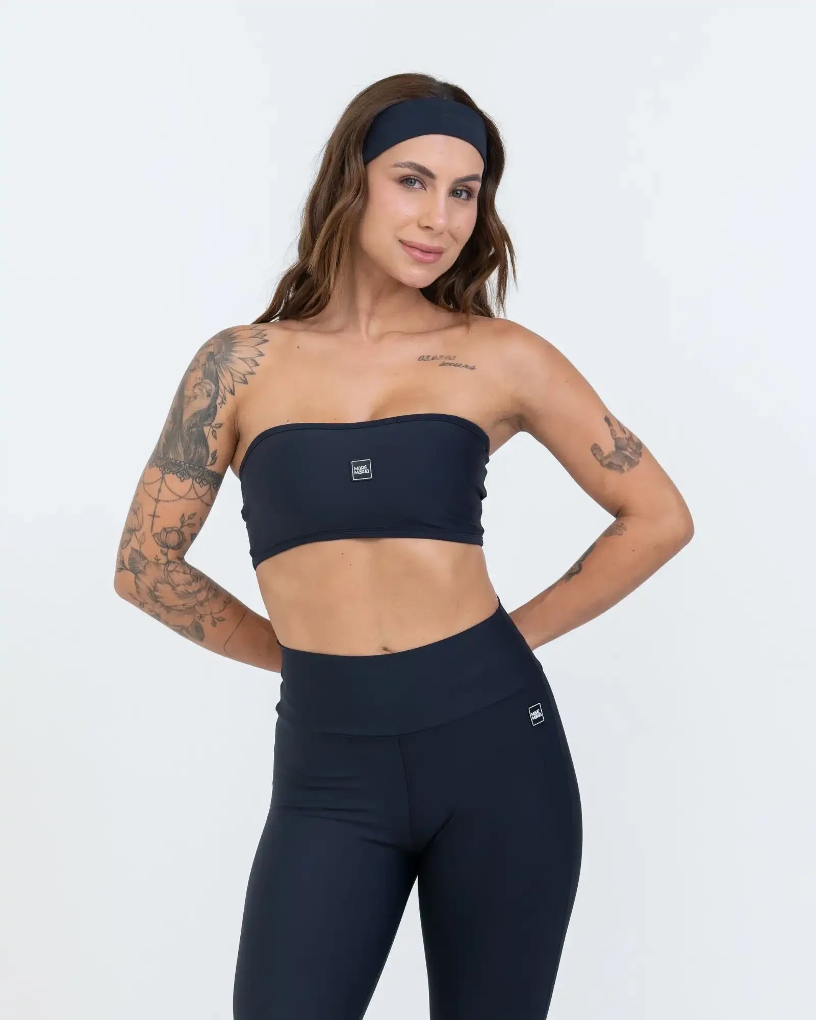 Top Faixa Tomara que caia Allure - Maré Maria moda fitness