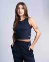 Regata Cropped Moletinho - Maré Maria moda fitness