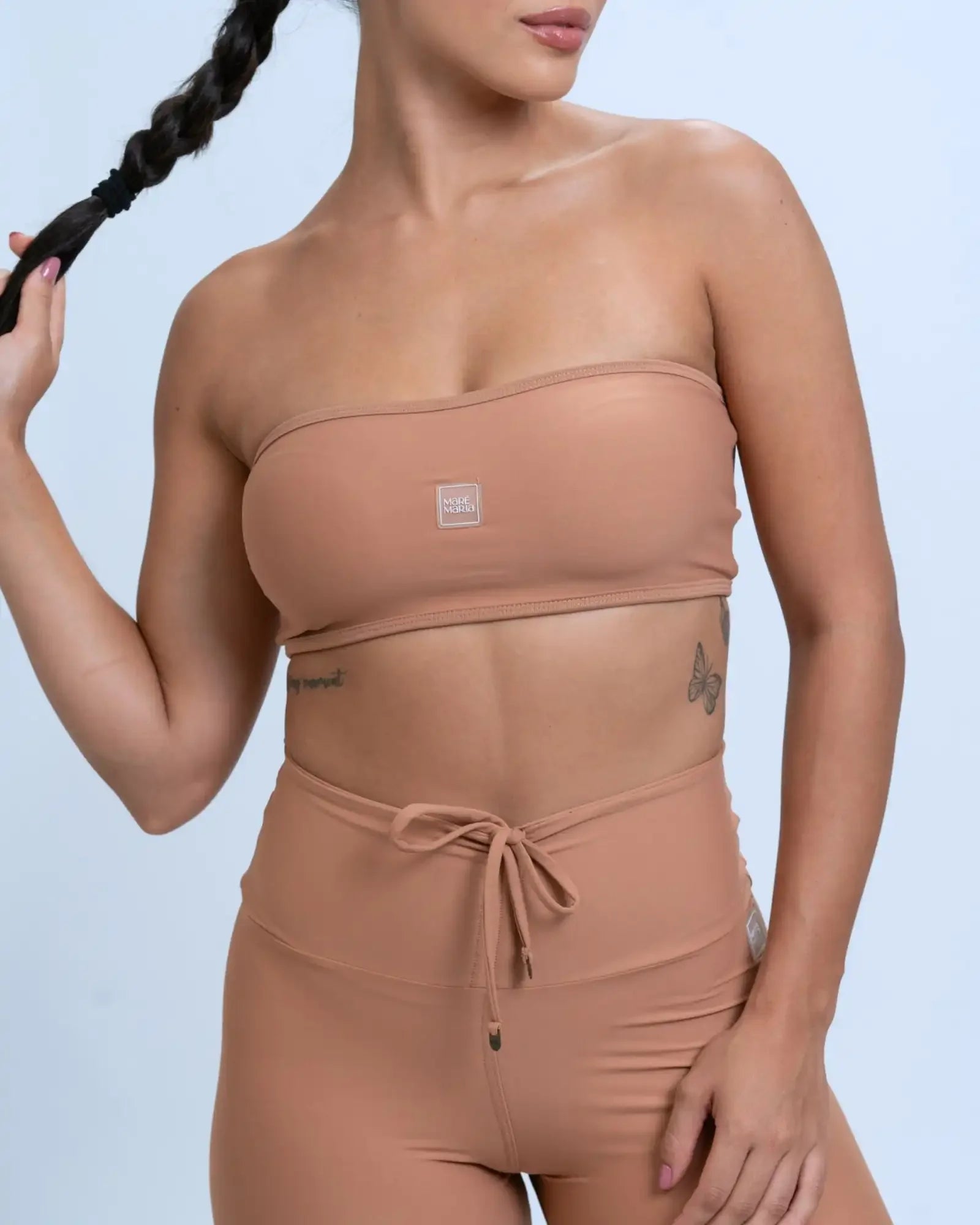Top Faixa Tomara que caia Allure - Maré Maria moda fitness
