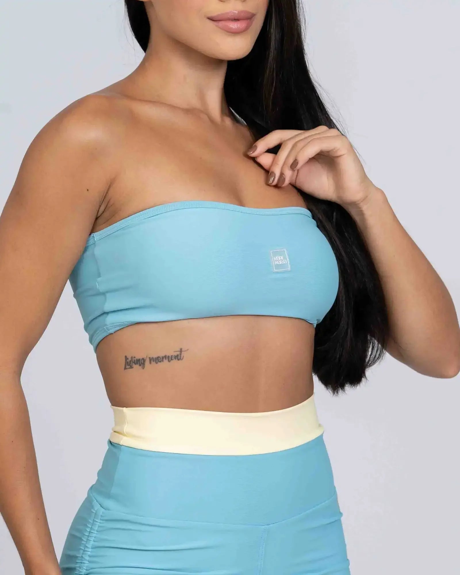 Top Faixa Tomara que caia Allure - Maré Maria moda fitness