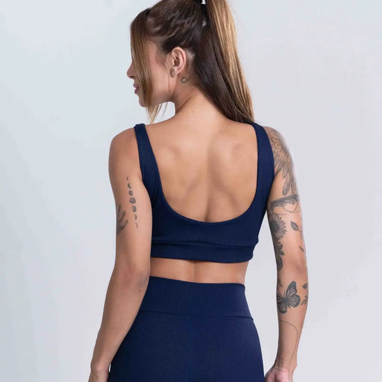 Top Fitness Open Canelado - Maré Maria moda fitness