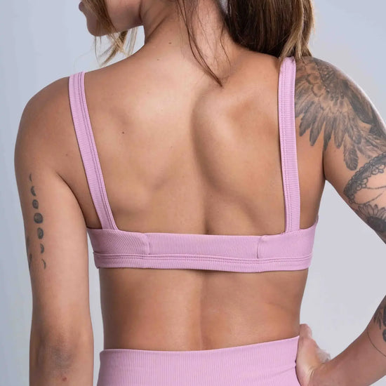 Top Fitness Flow Canelado - Maré Maria moda fitness