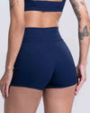 Short Fitness Confort Canelado sem costura frontal - Maré Maria moda fitness