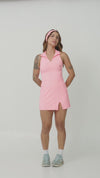 Vestido Fitness Match Point Coral