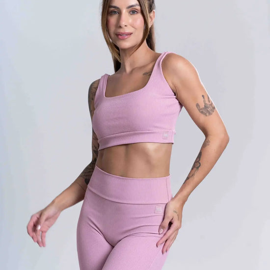 Top Fitness Open Canelado - Maré Maria moda fitness