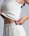 Regata Cropped Moletinho - Maré Maria moda fitness