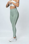 Calça Legging Fitness Linea Verde Sálvia Com Brisa