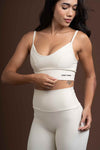 Top Fitness Compressão Confort Creme