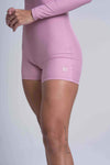 Macaquinho Fitness Manga Longa Confort Rosa Glam