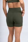 Short Fitness Compressão New Bike Verde Musgo