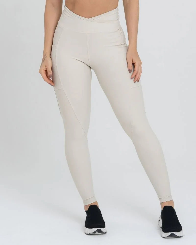 Legging Fusion Luna e viés Luna compressão s/empina - Maré Maria moda fitness