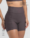 Short Fitness Compressão New Bike Marrom Carbono