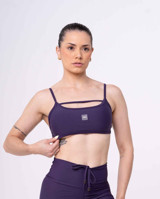 Top Fitness Front Violeta