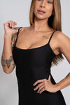Macaquinho Fitness Compressão Balance Super Black