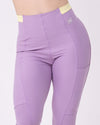 Calça Classic Duo Lavanda com Chá Verde Compressão c/ bolso