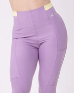 Calça Classic Duo Lavanda com Chá Verde Compressão c/ bolso - Maré Maria moda fitness