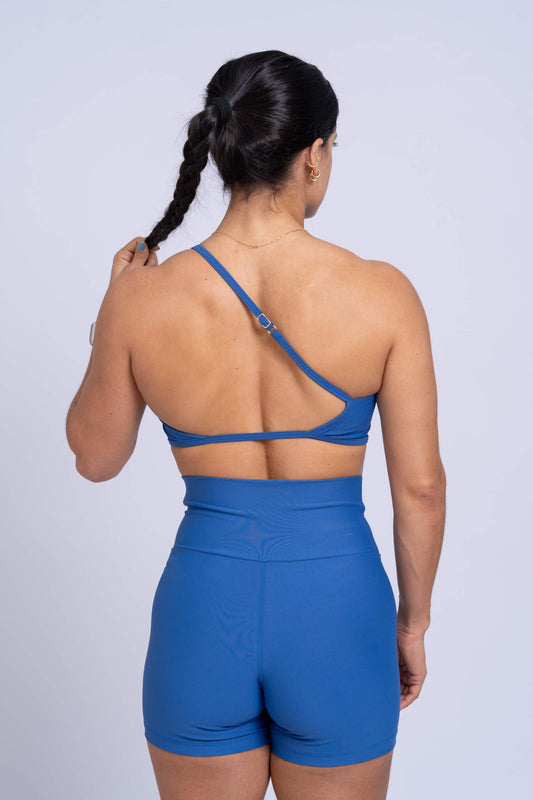 Short Fitness Compressão Move Azul Safira