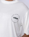 Blusão Oversized "Ai de mim se não fosse eu" Off White com golinha