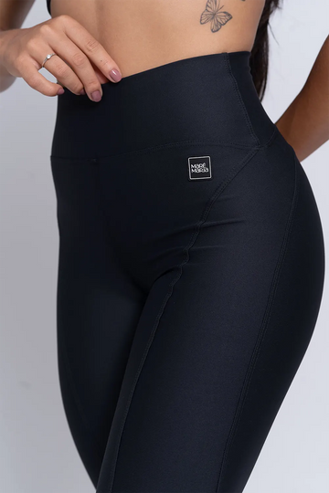 Calça Legging Fitness New Essence Preto