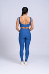 Calça Legging Fitness Compressão New Classic Azul Safira