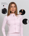 Jaqueta Fitness Esportiva Maré Maria Rosa Blush
