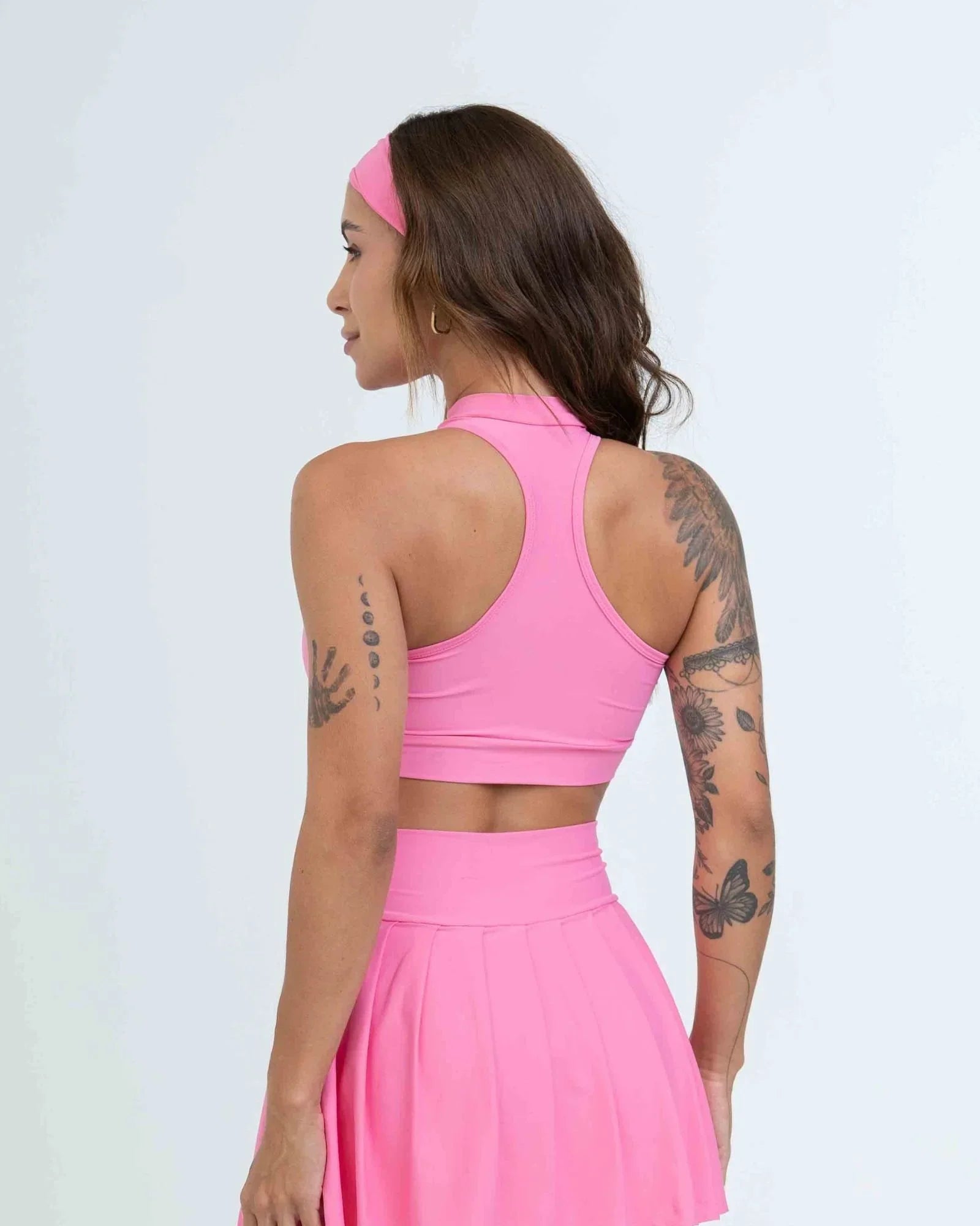 Top Fitness Aline Rosa Malibu - Maré Maria moda fitness