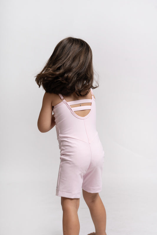 Macaquinho Infantil Balance Rosa Blush