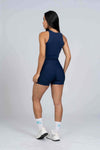 Cropped casual Charlote Azul Marinho