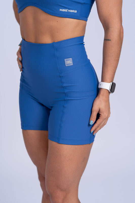 Short Fitness Compressão New Classic Azul Safira