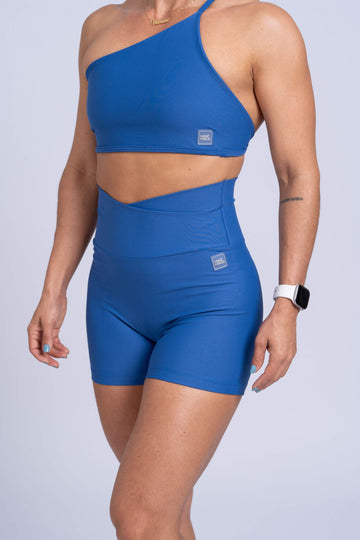 Short Fitness Compressão Move Azul Safira