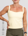 Camiseta Fitness Active Amarelo Brisa